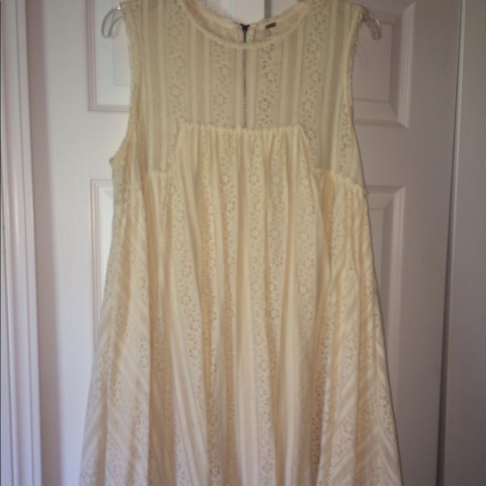 Free People lined lace dress size medium